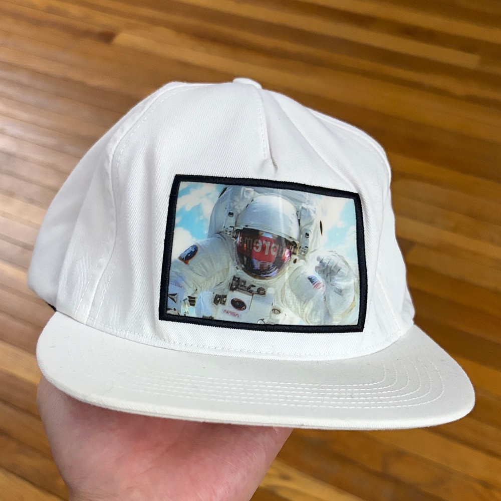 Supreme White Adjustable Cap